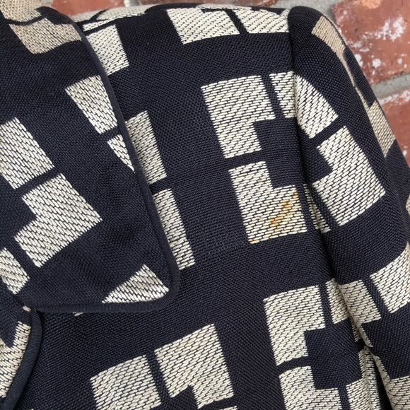 Doncaster 100% silk black/tan blazer size 8 - Picture 5 of 8